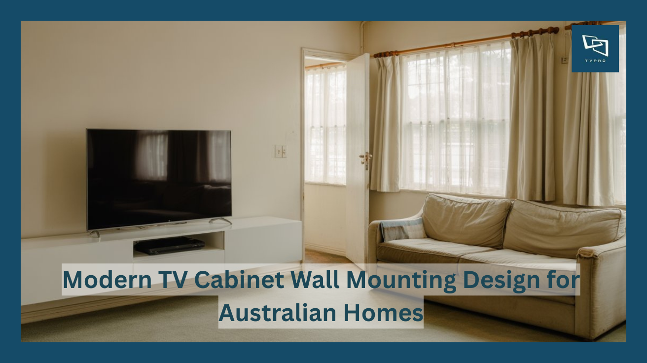 Modern TV Cabinet Wall Mounting Design For Australian Homes