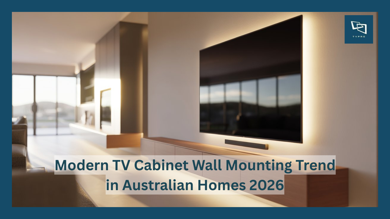 Modern TV Cabinet Wall Mounting Trend in Australian Homes 2026