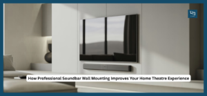 professionally mounted soundbar