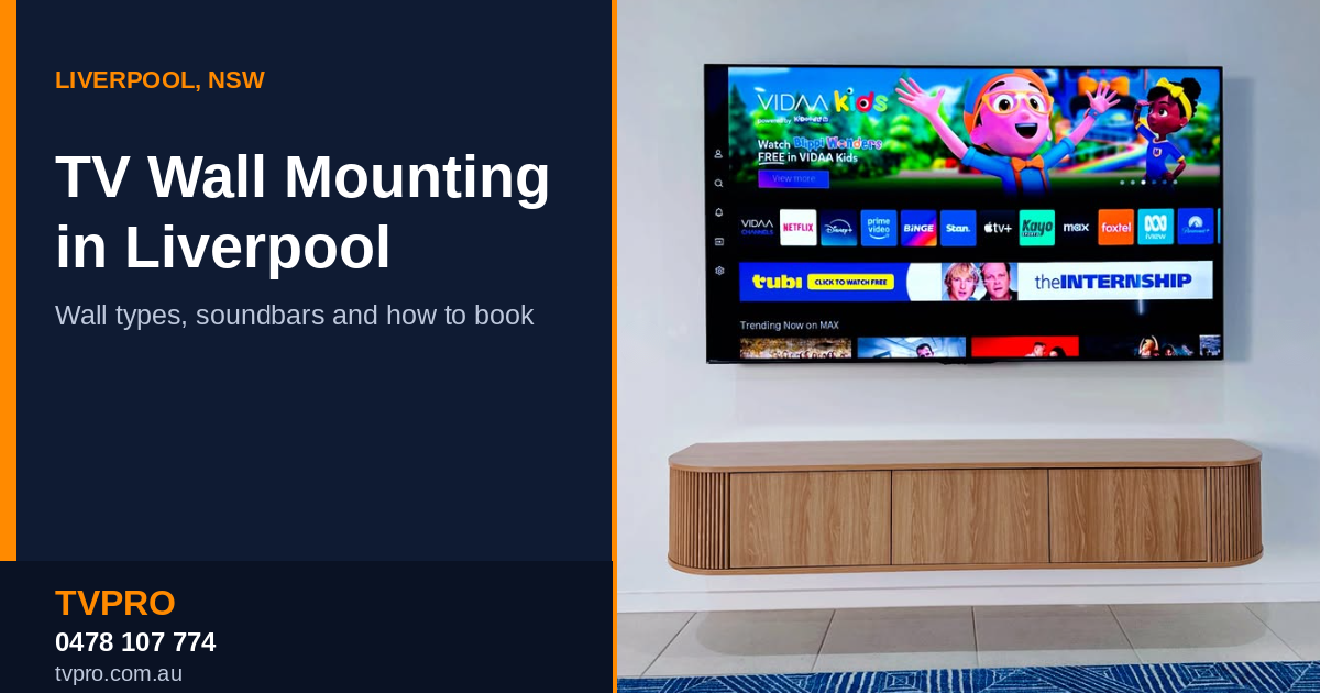 TV wall mounting Liverpool